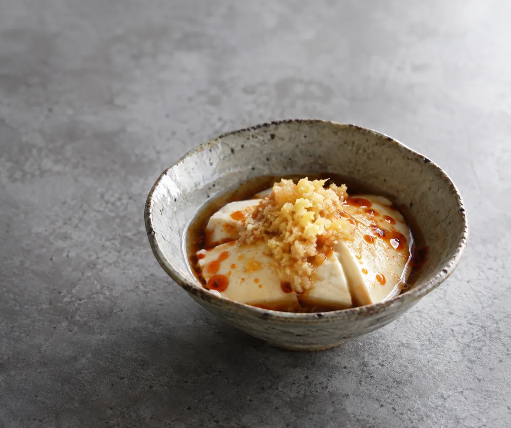冷ややっこのしょうがだれがけの完成イメージ
