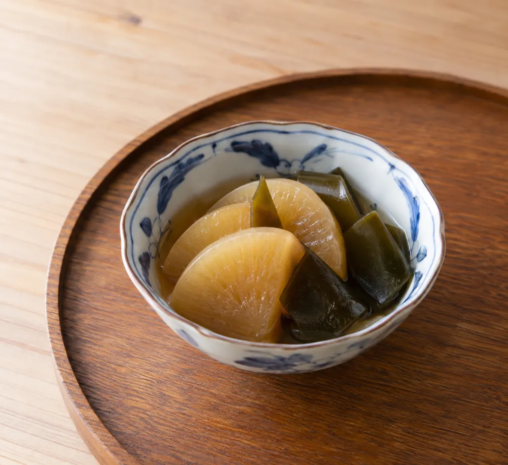 大根と昆布の含め煮の完成イメージ