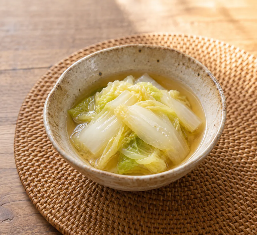白菜のだし含め煮の完成イメージ