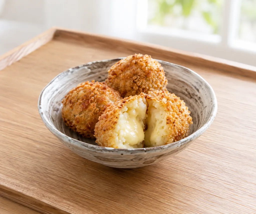 チーズ入り焼きコロッケの完成イメージ