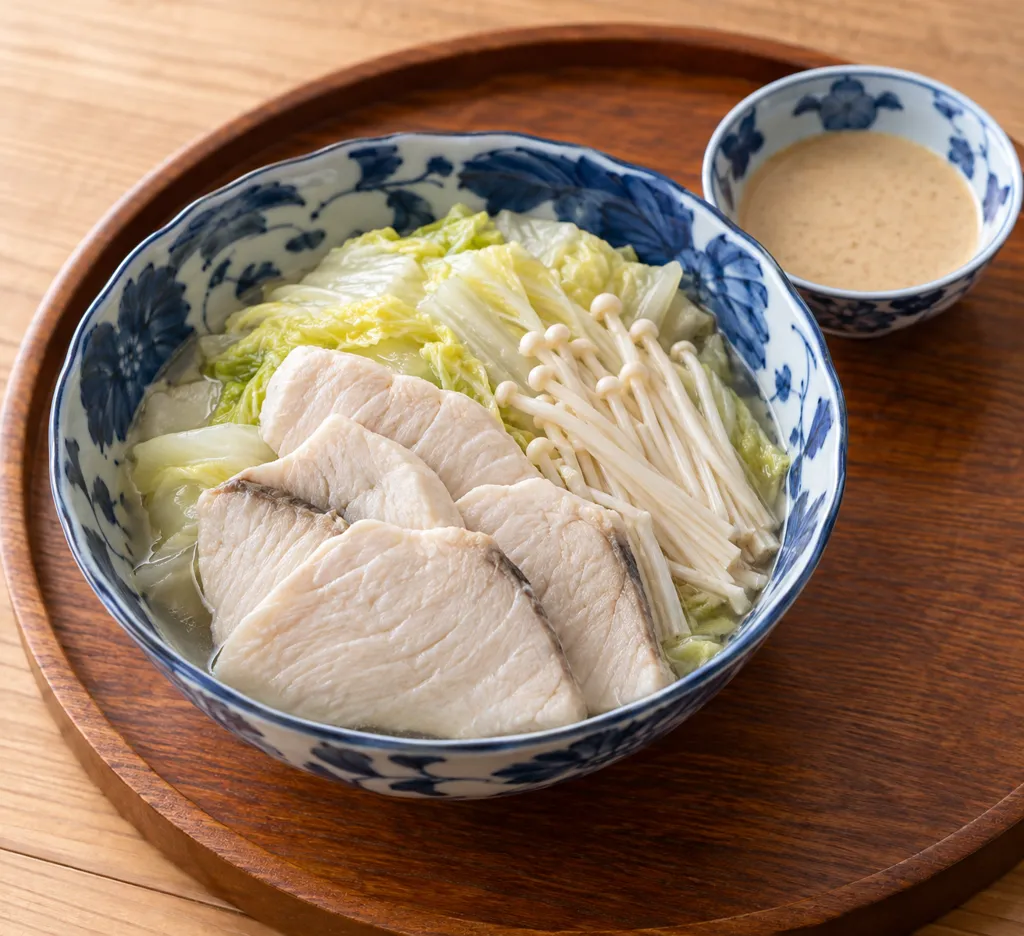 めかじきと白菜の簡単しゃぶしゃぶの完成イメージ