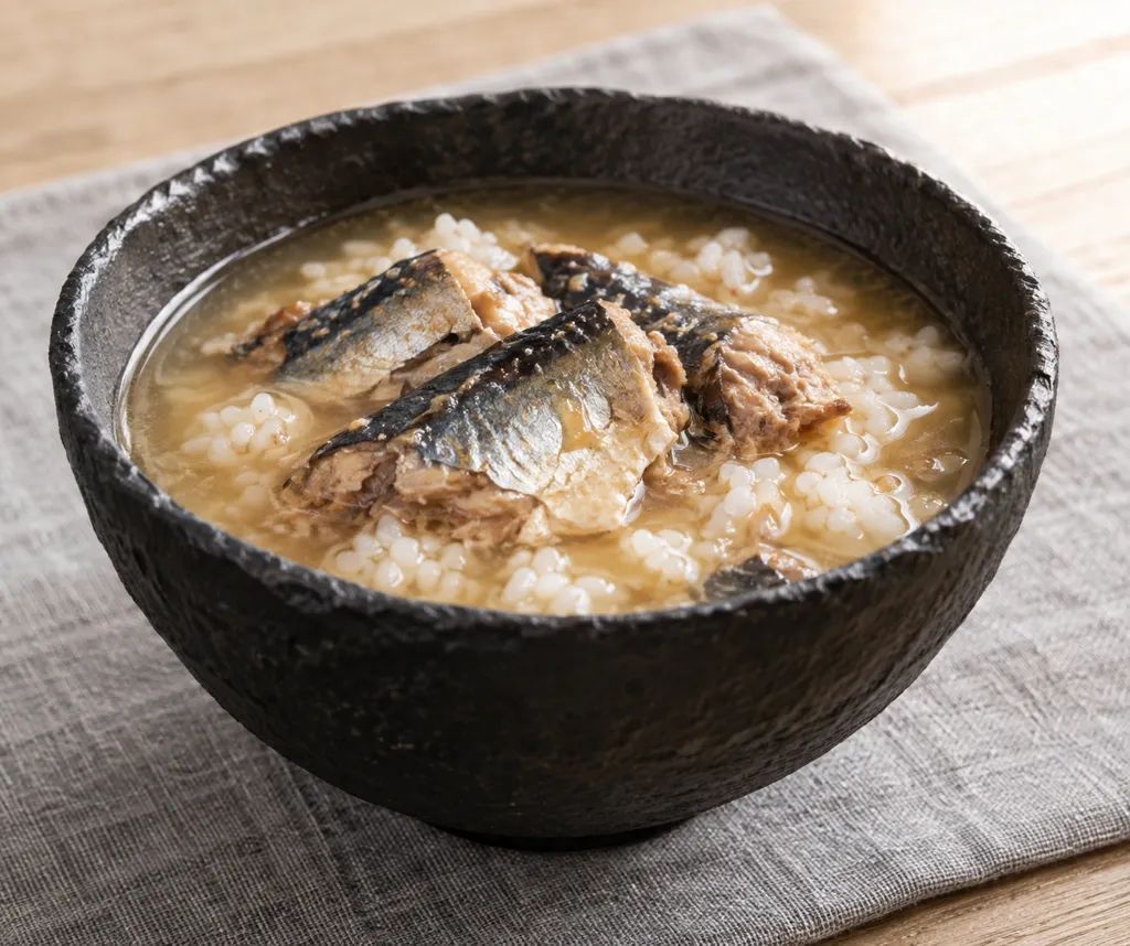 いわしのしょうが味噌茶漬けの完成イメージ