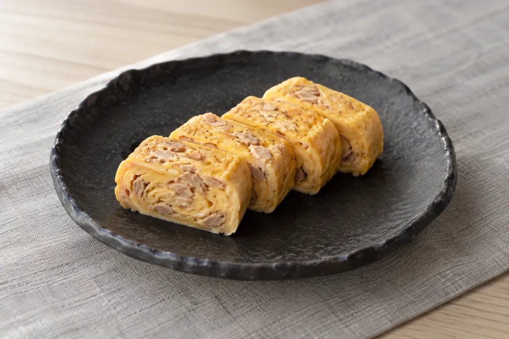 ツナ入り厚焼き卵の完成イメージ