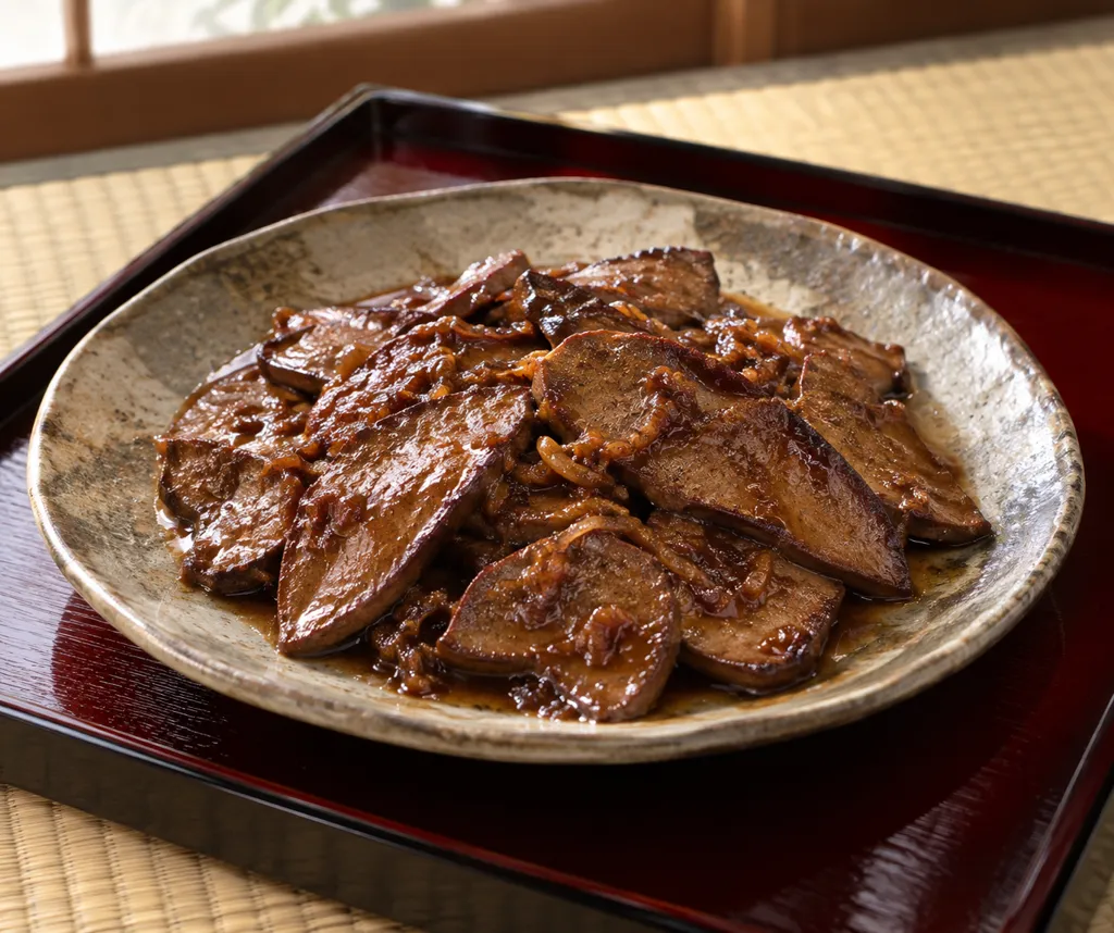 豚レバーの生姜焼きの完成イメージ