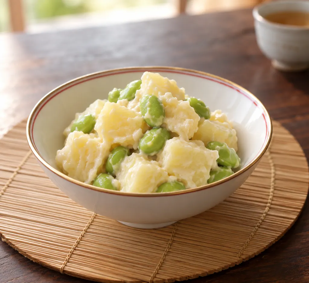枝豆の中華ポテトサラダの完成イメージ