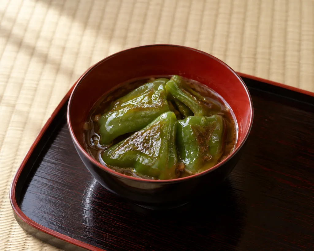 ピーマンのごま油香る煮びたしの完成イメージ