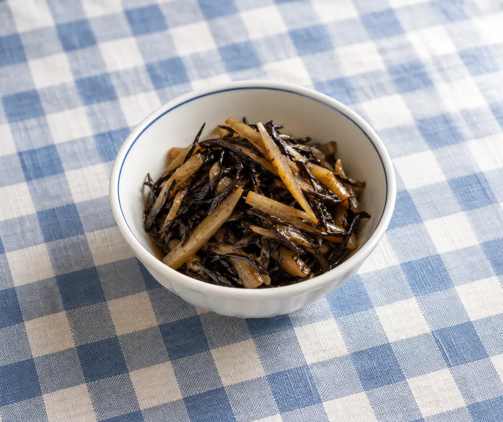 ひじきとごぼうの煮物の完成イメージ