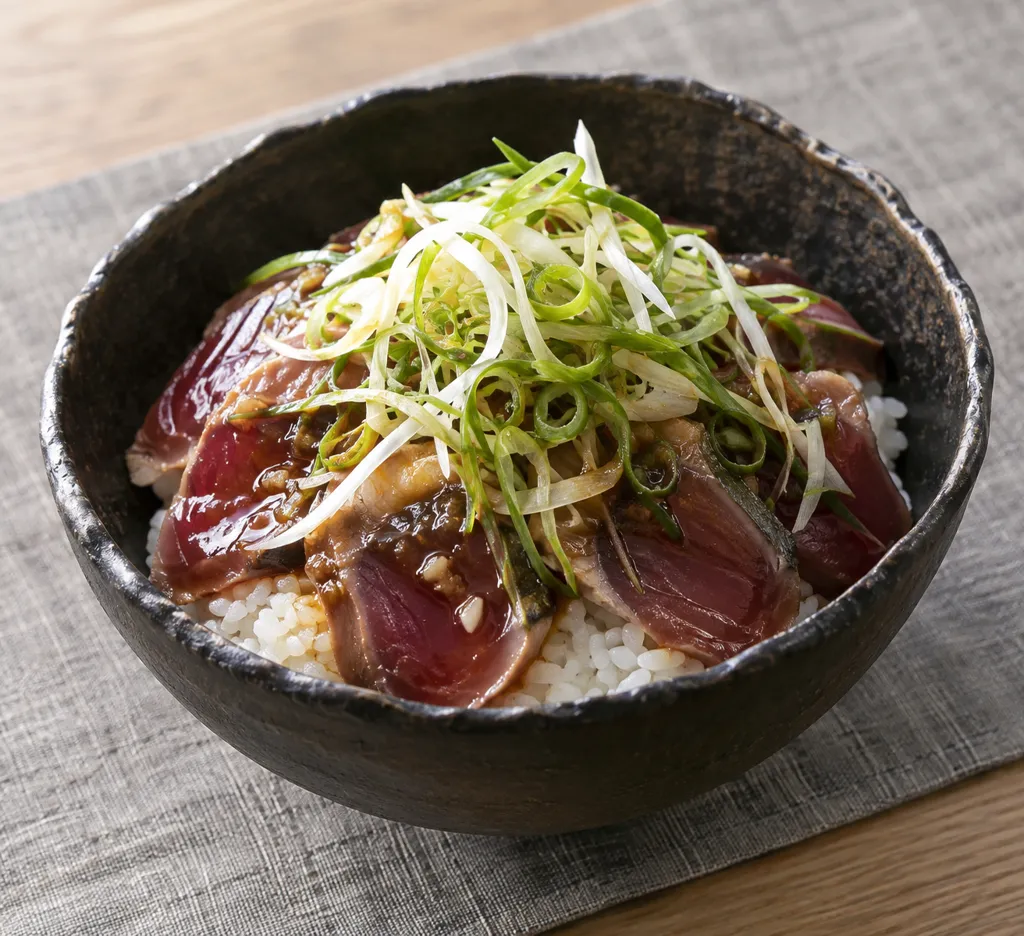 かつおとねぎの海鮮丼の完成イメージ