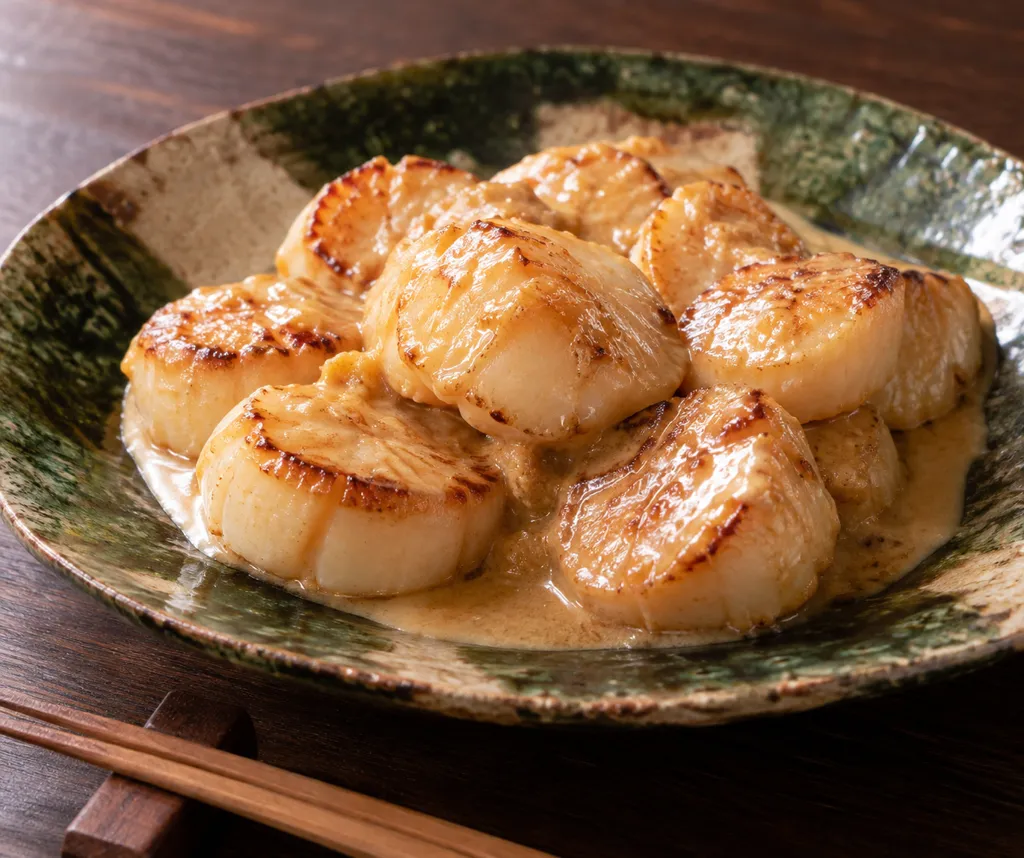 ほたてのマヨぽん酢焼きの完成イメージ