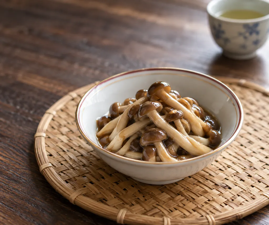 しめじの中華蒸しの完成イメージ