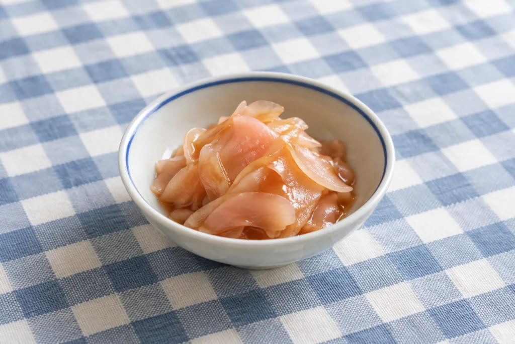 ガリの醤油炒め ごま油風味の完成イメージ