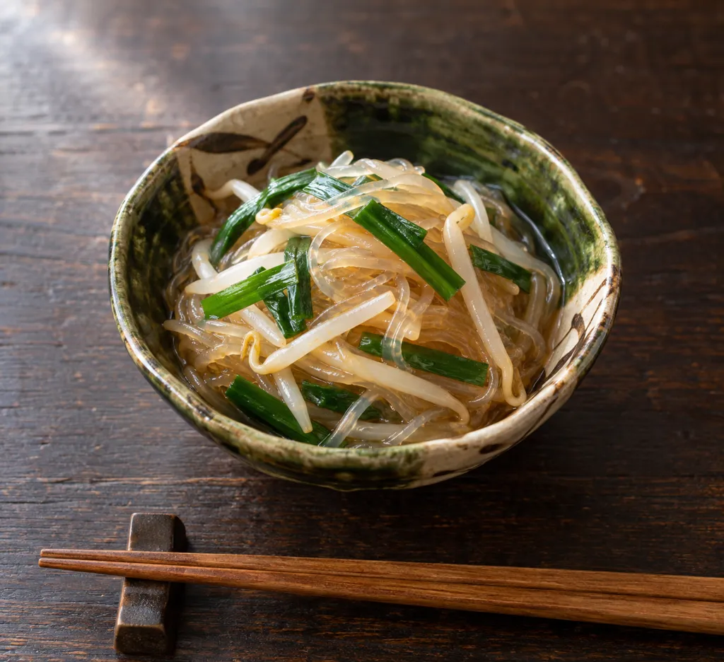 春雨ともやしの煮物の完成イメージ
