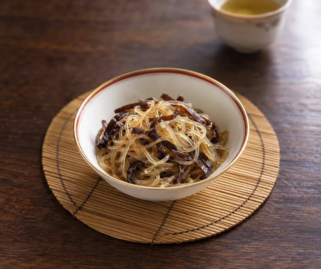 春雨ときくらげの中華サラダの完成イメージ