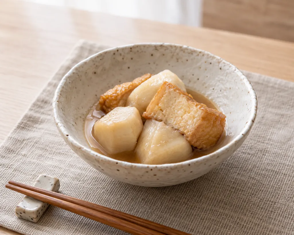 厚揚げと里芋のほっくり煮の完成イメージ