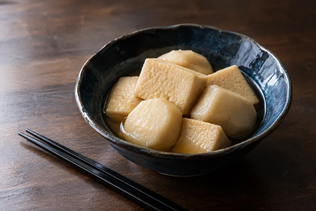 高野豆腐と里芋の含め煮の完成イメージ