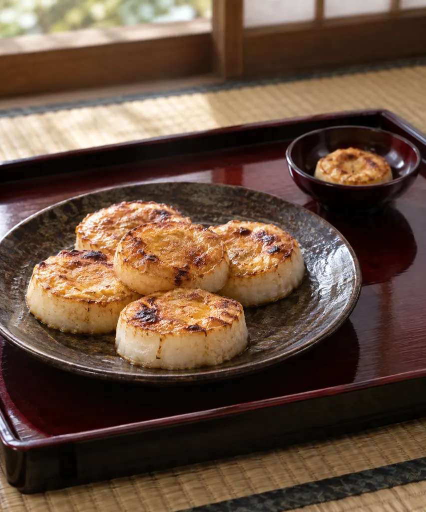 長芋の味噌マヨ焼きの完成イメージ