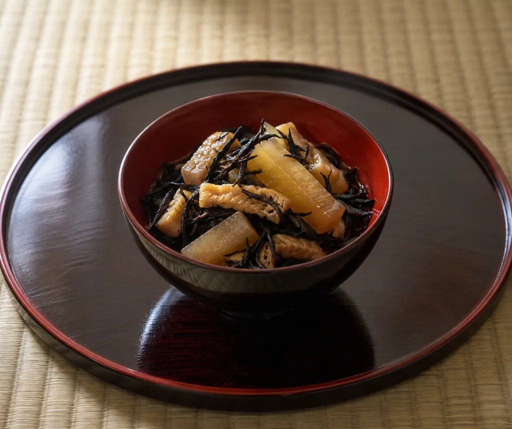 ひじきと大根の煮物の完成イメージ