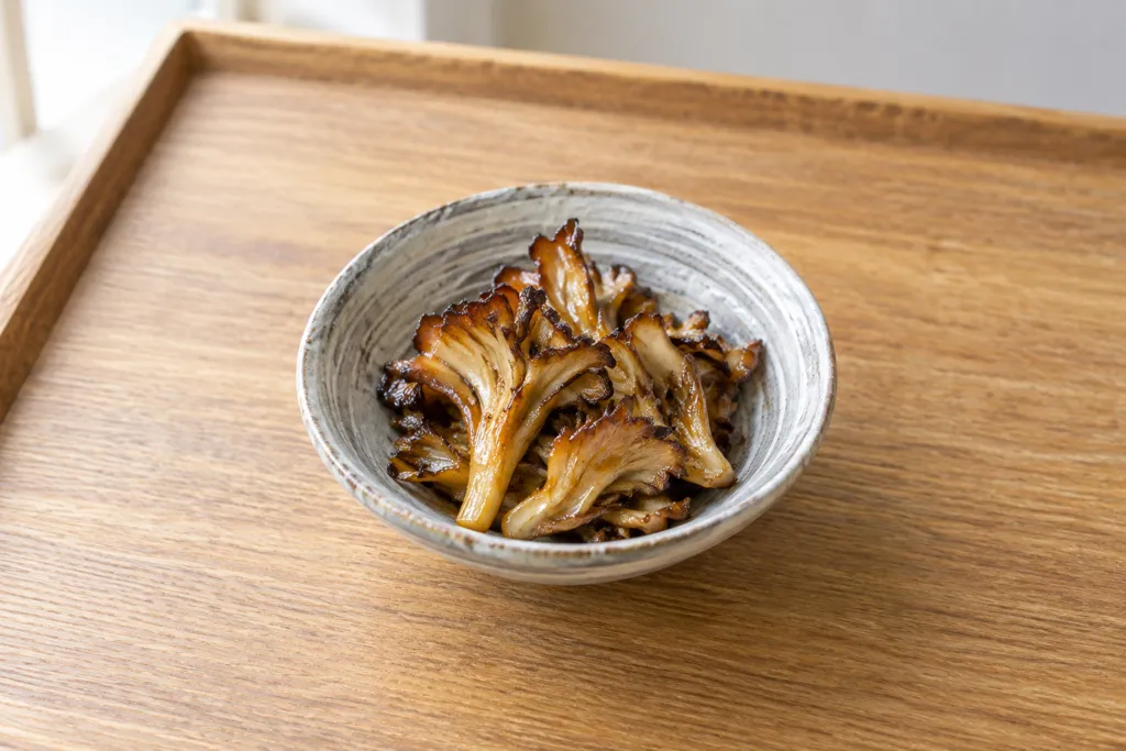 まいたけの甘辛焼きの完成イメージ