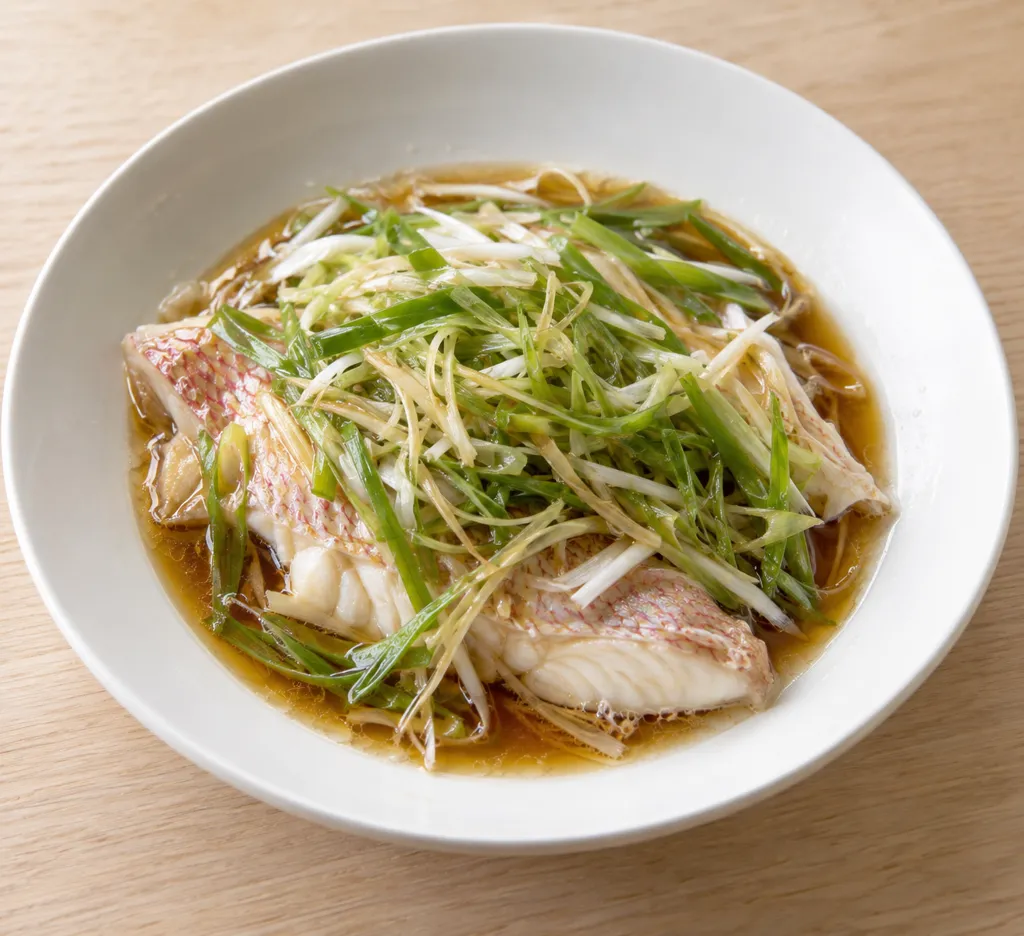 たいとねぎの中華香味蒸しの完成イメージ