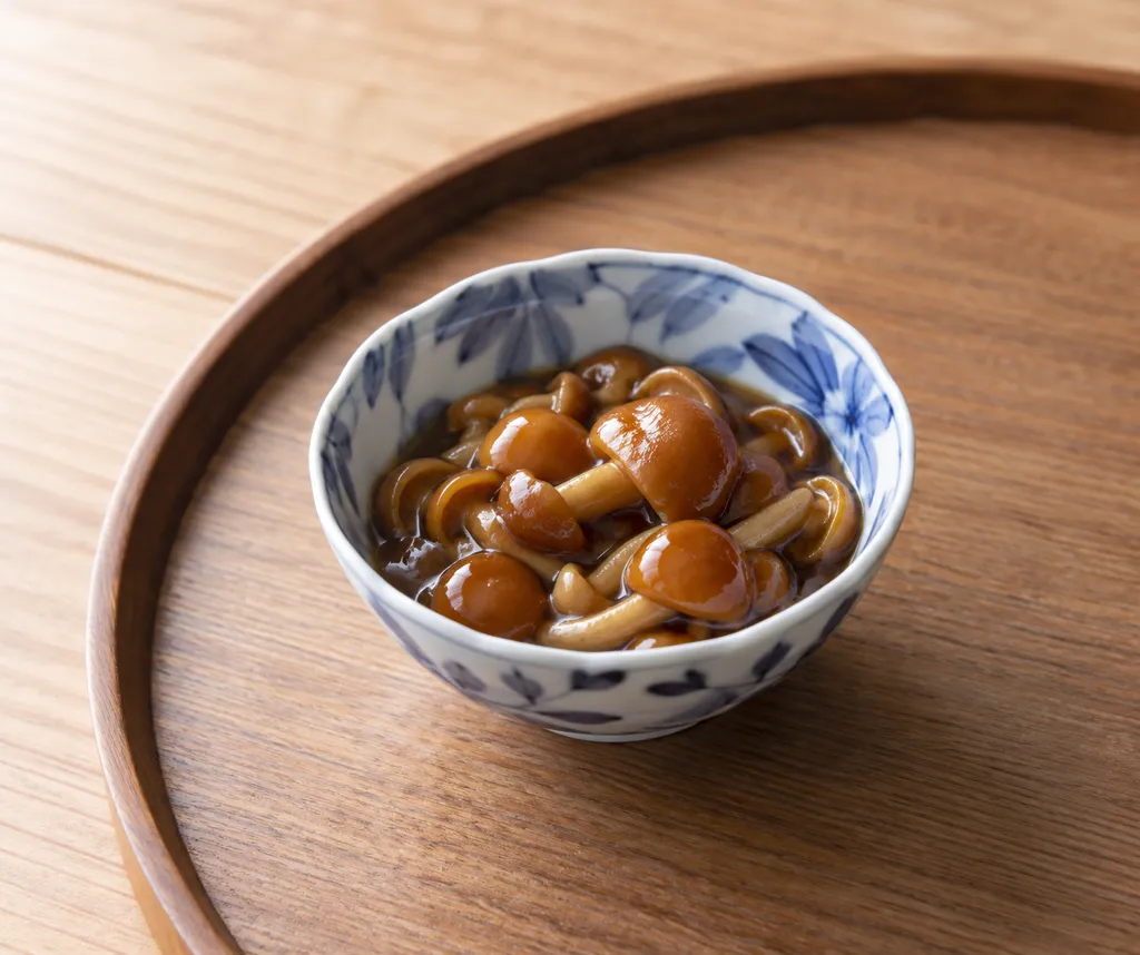 なめこの甘辛煮の完成イメージ