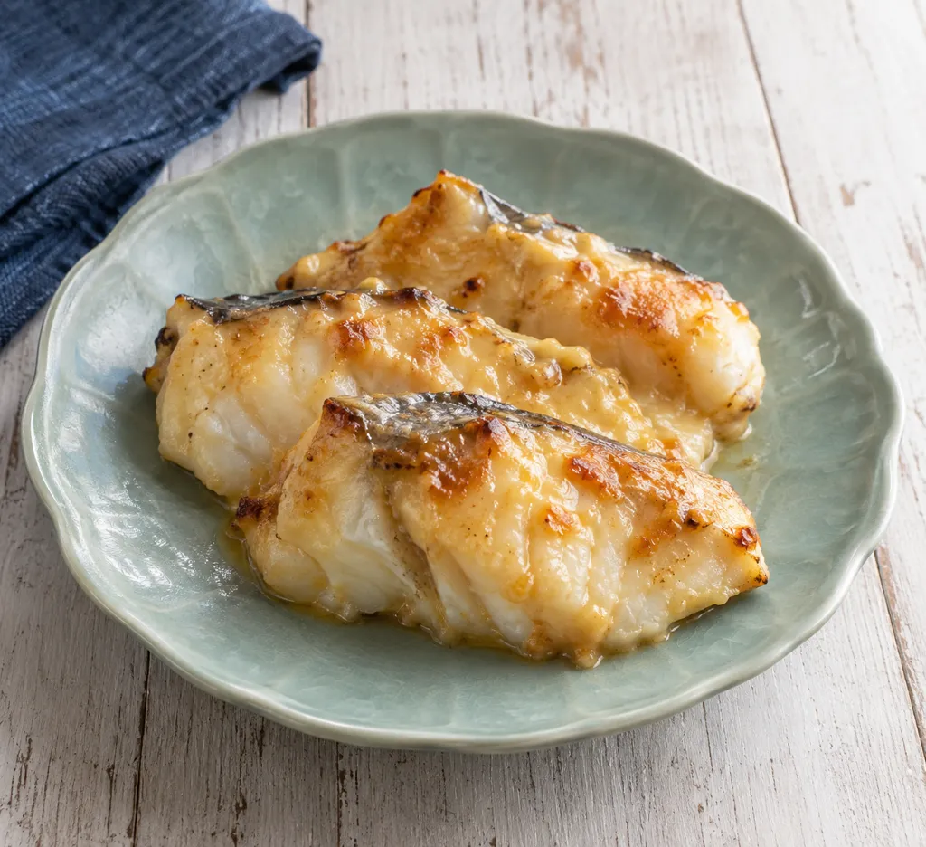 時短たらの甘味噌マヨ焼きの完成イメージ