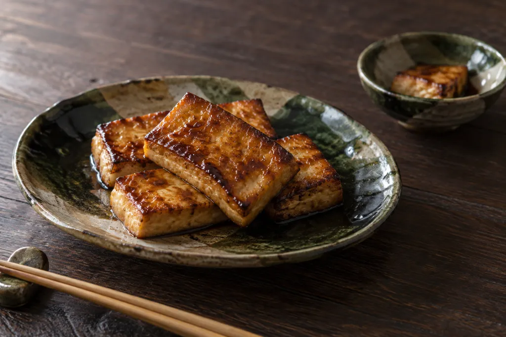 木綿豆腐の香ばし甘辛焼きの完成イメージ