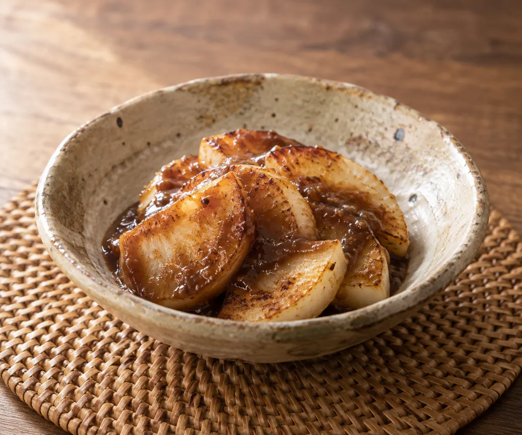 長芋のにんにく味噌だれ焼きの完成イメージ
