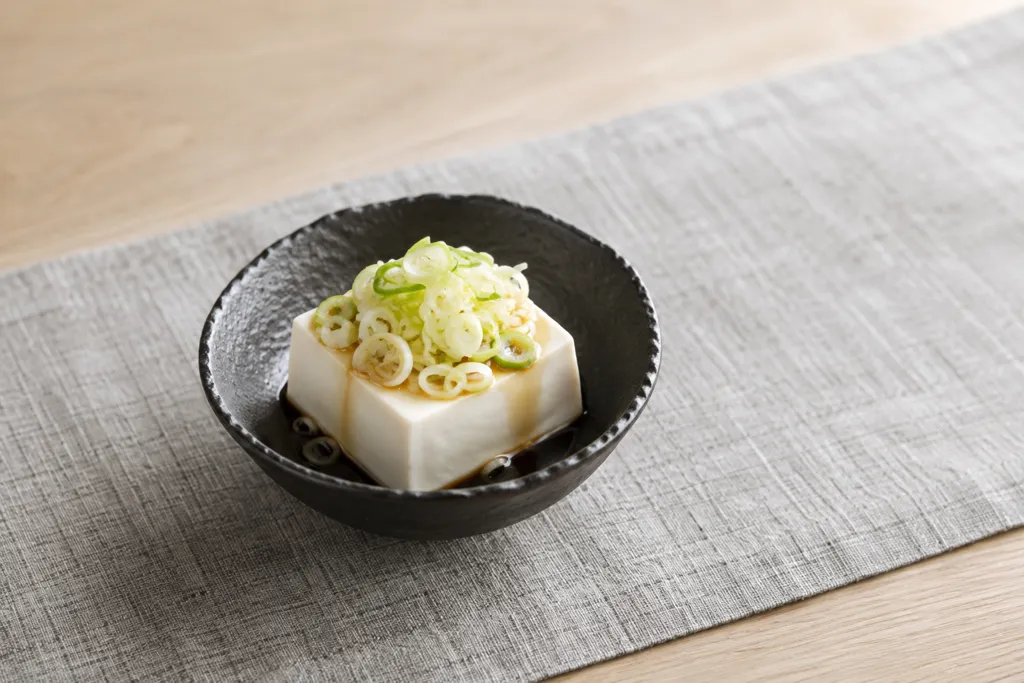 豆腐とねぎの冷ややっこの完成イメージ