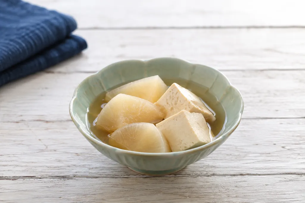 大根と豆腐の含め煮の完成イメージ