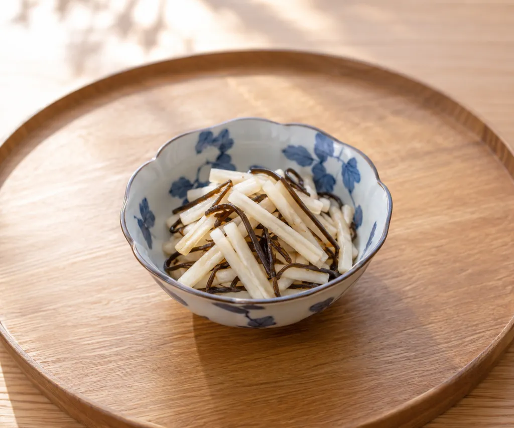 長芋と塩昆布のさっぱり和えの完成イメージ