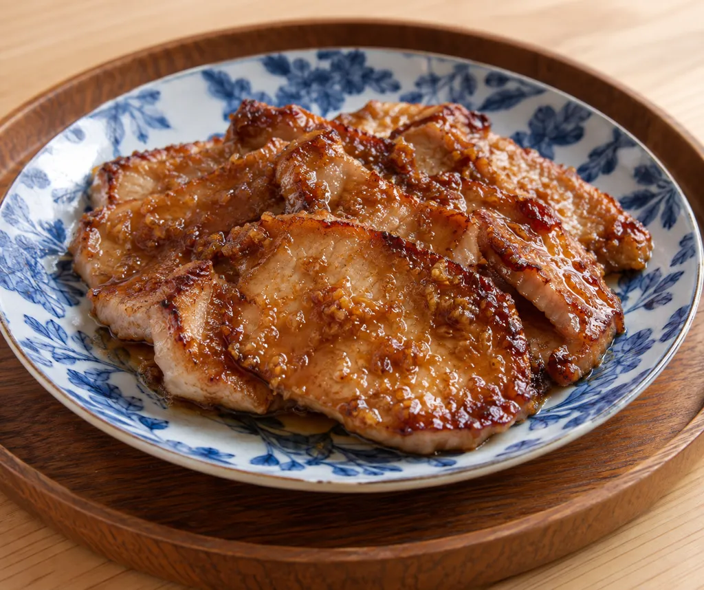 豚ロースのしょうが味噌焼きの完成イメージ