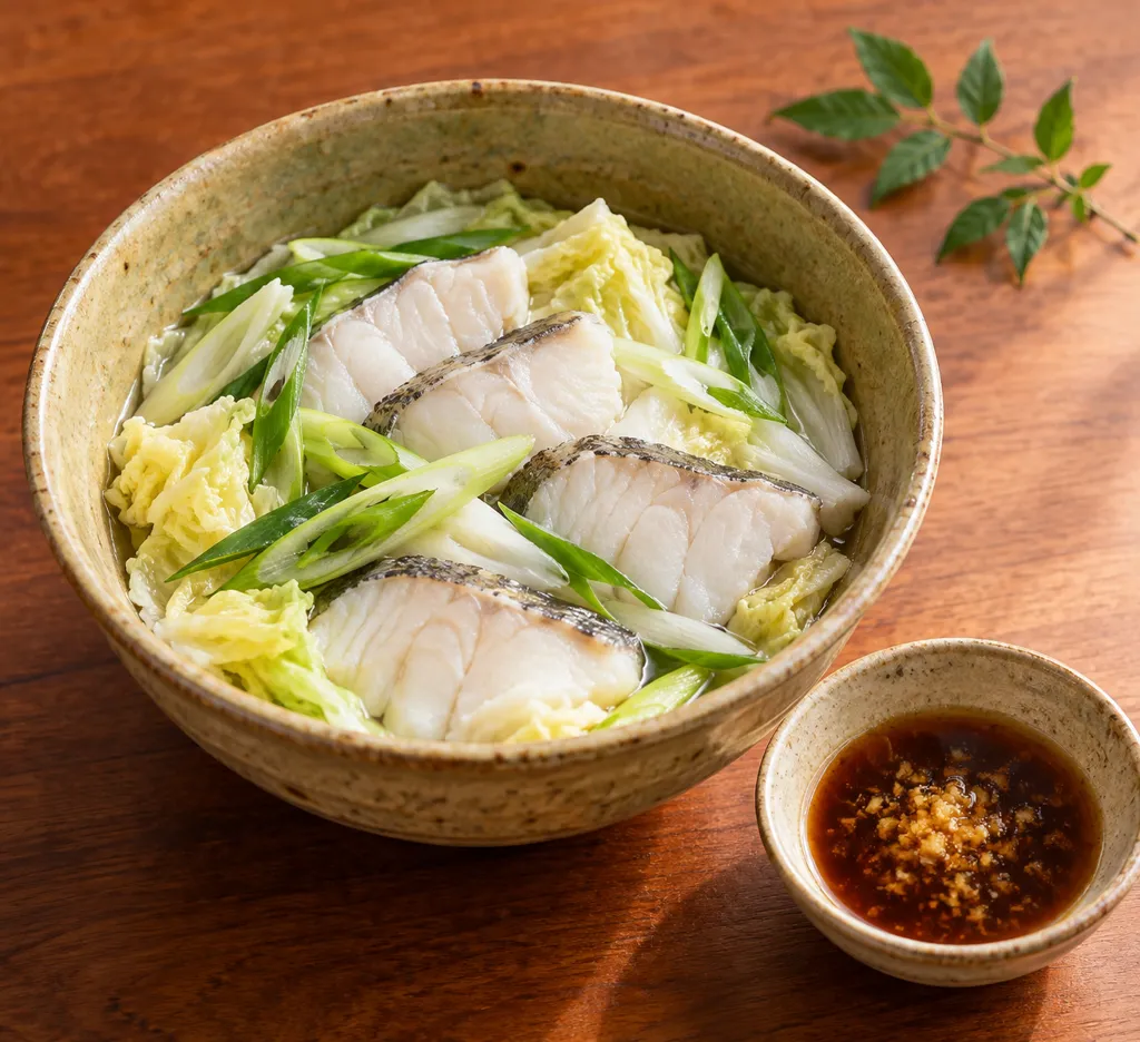 たらと白菜の簡単しゃぶしゃぶの完成イメージ