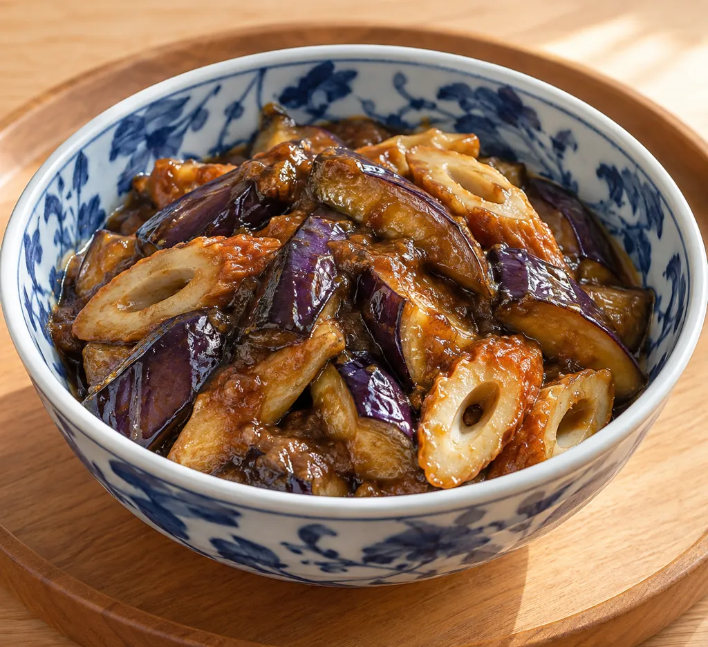 ちくわの麻婆なすの完成イメージ