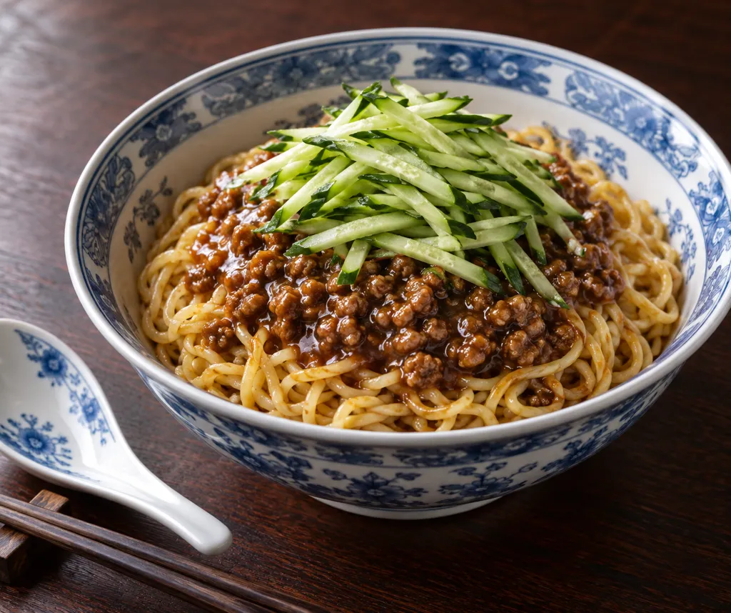 きゅうりのジャージャー麺の完成イメージ