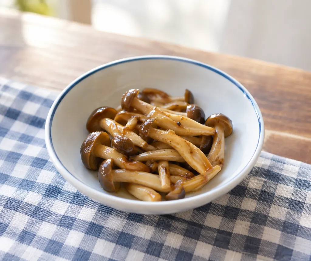 しめじの甘辛焼きの完成イメージ