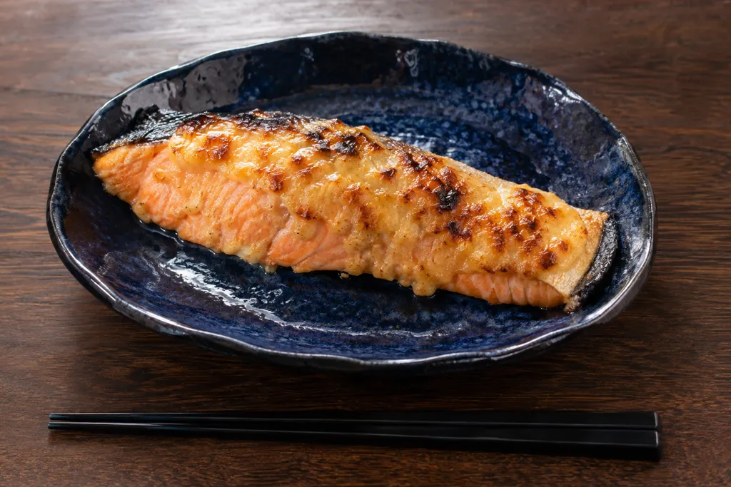 鮭の味噌マヨ焼きの完成イメージ