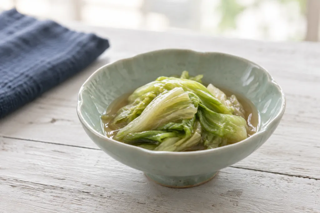 レタスの煮びたしの完成イメージ