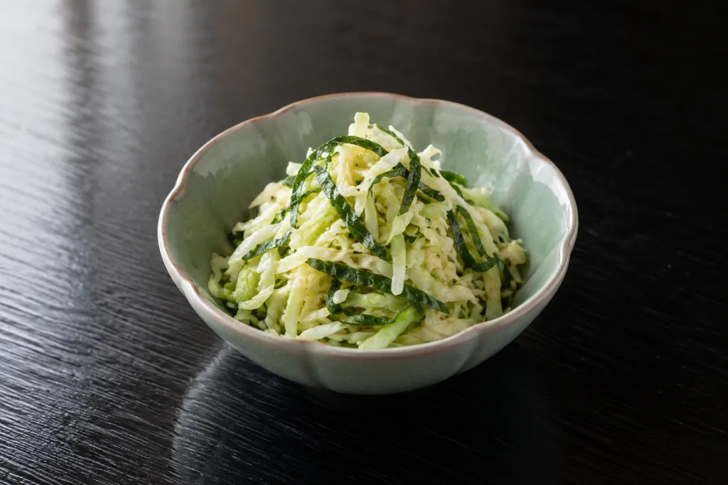 キャベツと大葉の中華サラダの完成イメージ