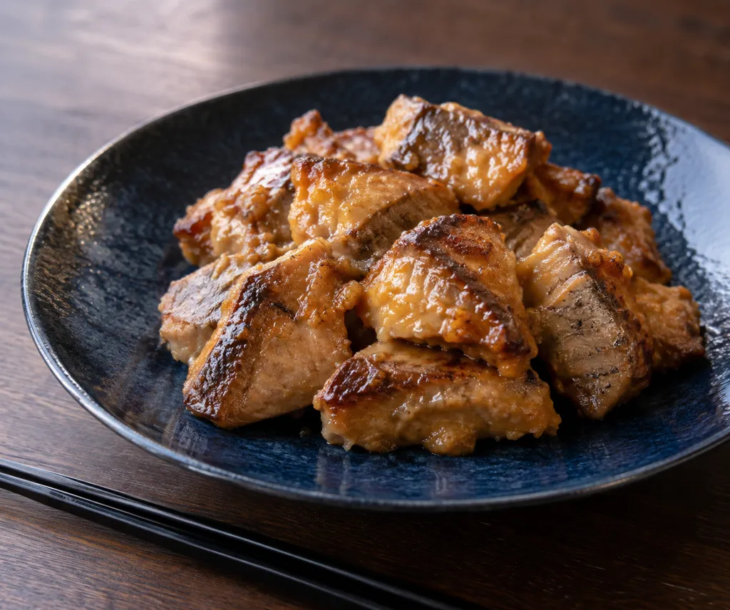 かつおのにんにく味噌マヨ焼きの完成イメージ