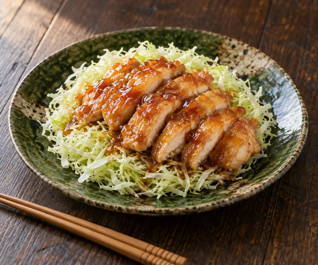 鶏むね肉とキャベツの南蛮の完成イメージ