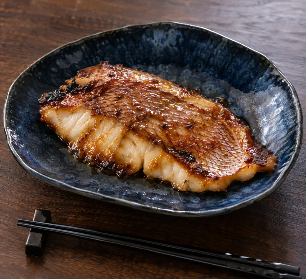 たいの香ばし味噌焼きの完成イメージ