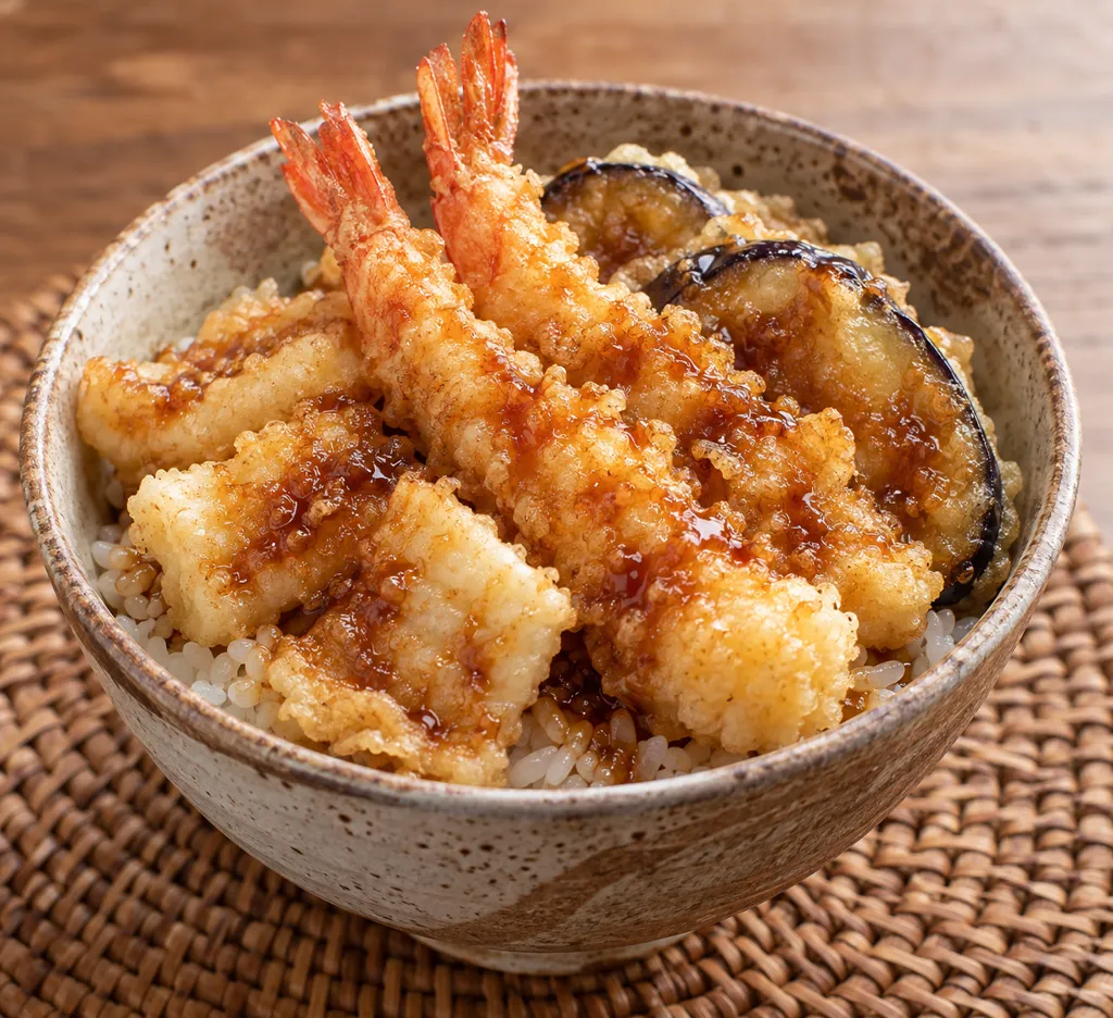 えびといかの天丼の完成イメージ