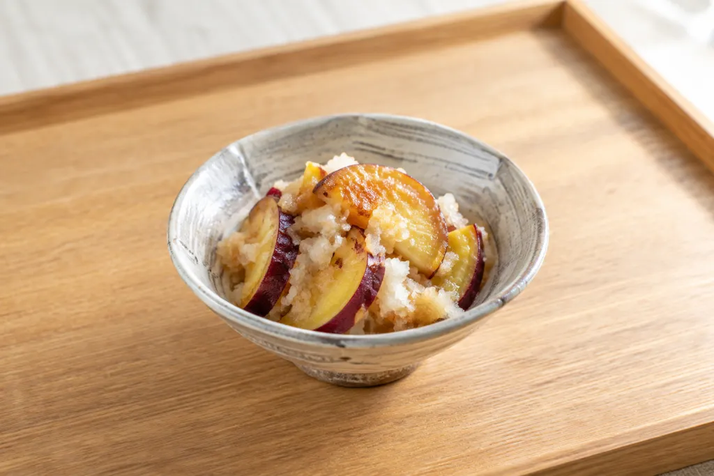 さつまいもと大根の焼きおろし和えの完成イメージ