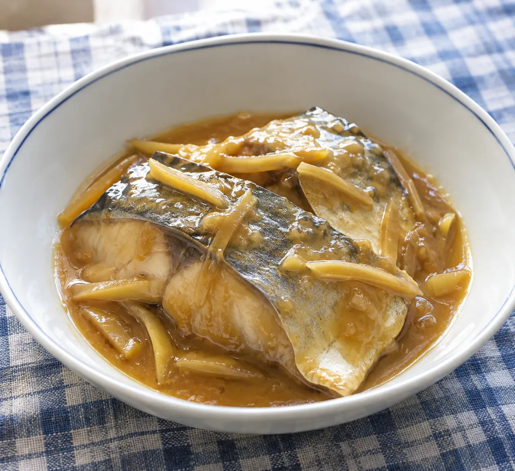 さわらの味噌煮の完成イメージ