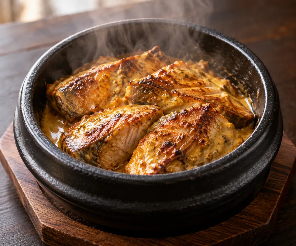 かつおとヨーグルトのタンドリー風焼きの完成イメージ