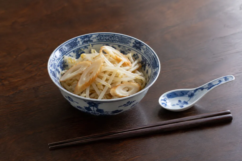 もやしとちくわの中華和えの完成イメージ