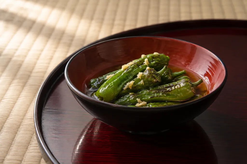 ししとうの煮びたしの完成イメージ