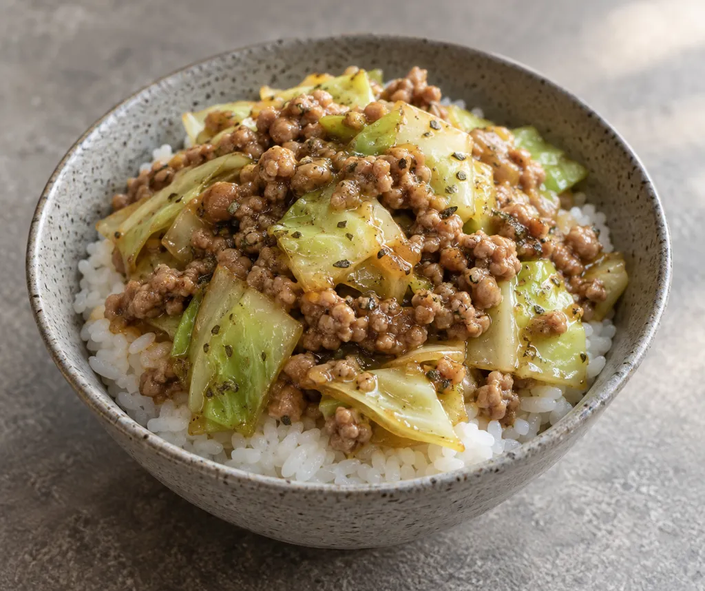 鶏もも肉とパプリカのタイ風カレー炒めの完成イメージ
