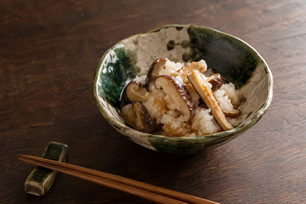 しいたけと大根の焼きおろし和えの完成イメージ