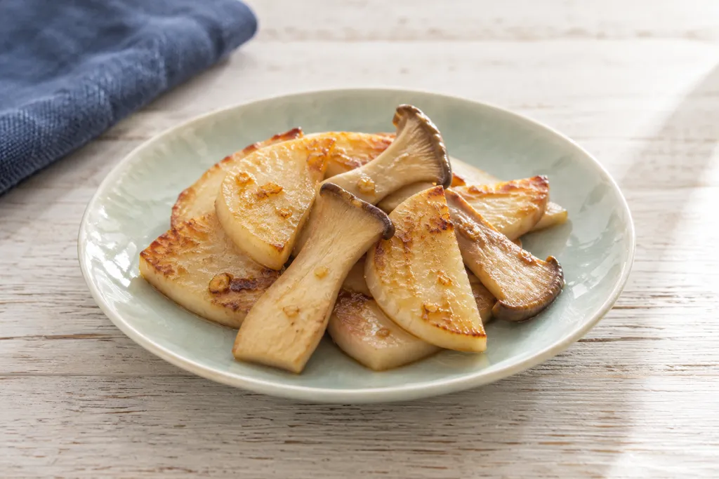 長芋とエリンギのにんにく塩焼きの完成イメージ